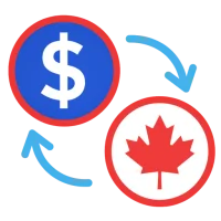 US Dollar to Canadian Dollar