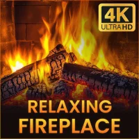 Relaxing Fireplace – Meditate